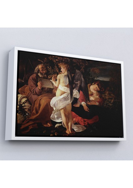 Çerçeveli Kanvastablo, Caravaggio - Mısır'a Uçuşta Dinlenin - Rest On The Flight Into EGYPT-7119 fırsatları