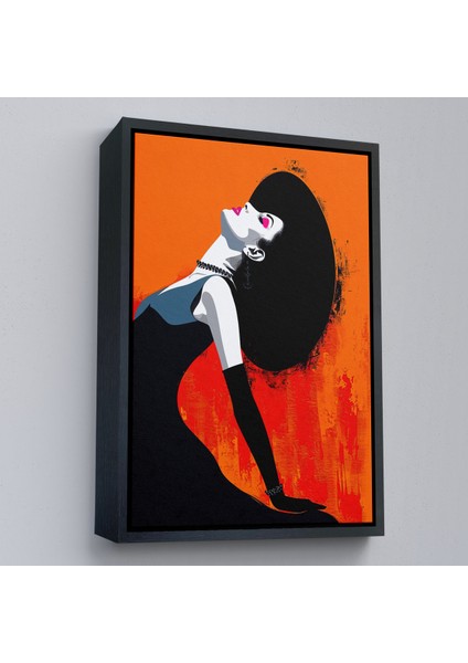 Çerçeveli Dekoratif Kanvas Tablo, Güzel Soyut Kadın TABLO-7655 modelleri