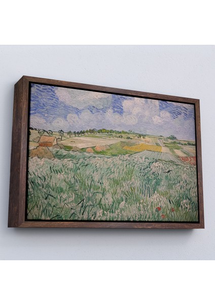 Çerçeveli Dekoratif Kanvas Tablo, Vincent Van Gogh -Auvers Yakınlarındaki Ova-Plain Near AUVERS-7162 fiyatları