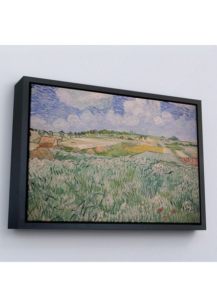 Çerçeveli Dekoratif Kanvas Tablo, Vincent Van Gogh -Auvers Yakınlarındaki Ova-Plain Near AUVERS-7162 fırsatları