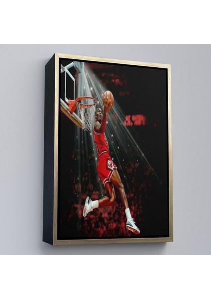 Çerçeveli Dekoratif Kanvas Tablo, Michael Jordan TABLO-7682