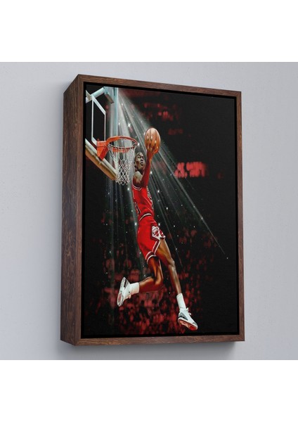 Çerçeveli Dekoratif Kanvas Tablo, Michael Jordan TABLO-7682 fiyatları