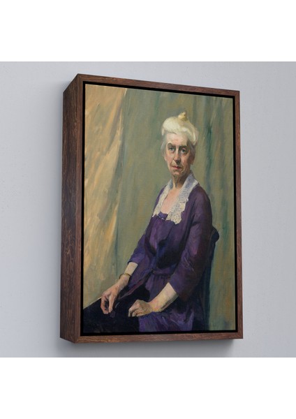 Çerçeveli Tablo, Edward Hopper - Elizabeth Griffiths Smith Hopper, Sanatçının Annesinin TABLOSU-7289 fiyatları