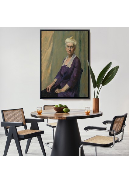 Çerçeveli Tablo, Edward Hopper - Elizabeth Griffiths Smith Hopper, Sanatçının Annesinin TABLOSU-7289