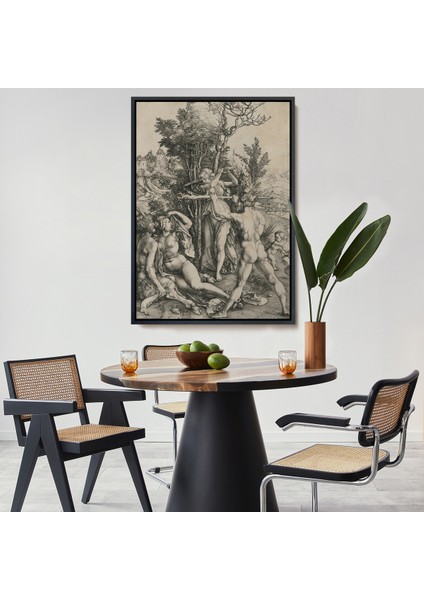 Çerçeveli Kanvas Tablo, Albrecht Dürer - Herkül Yol Ayrımında - Hercules At The CROSSROADS-7326