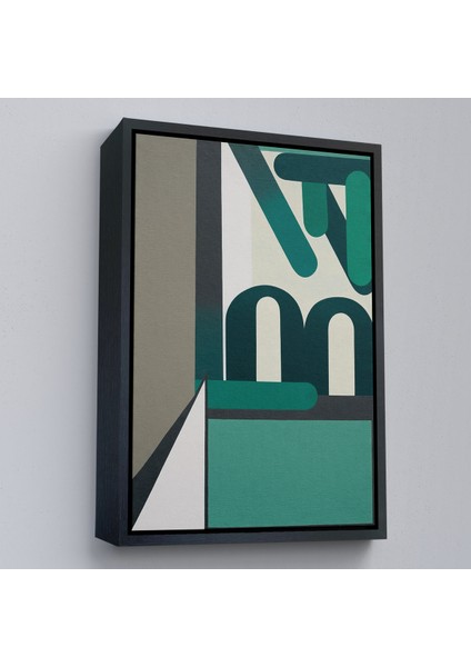 Çerçeveli Dekoratif Kanvas Tablo, Leon Wuidar Soyut TABLOSU-7292