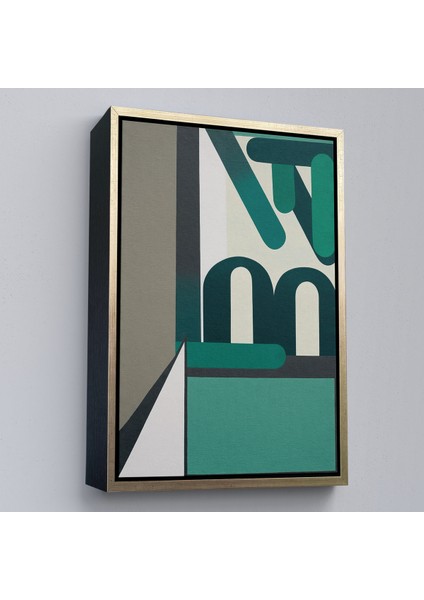 Çerçeveli Dekoratif Kanvas Tablo, Leon Wuidar Soyut TABLOSU-7292 modelleri