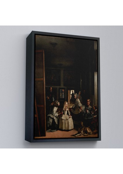 Çerçeveli Dekoratif Kanvas Tablo, Diego Velázquez - Nedimeler Tablosu - Las MENINAS-7349