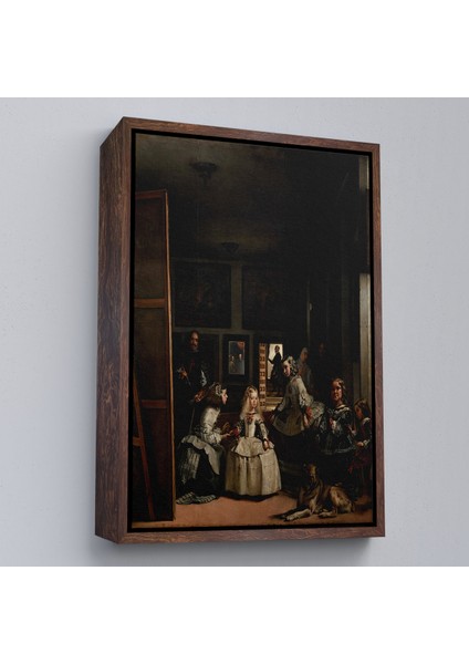 Çerçeveli Dekoratif Kanvas Tablo, Diego Velázquez - Nedimeler Tablosu - Las MENINAS-7349 fiyatları