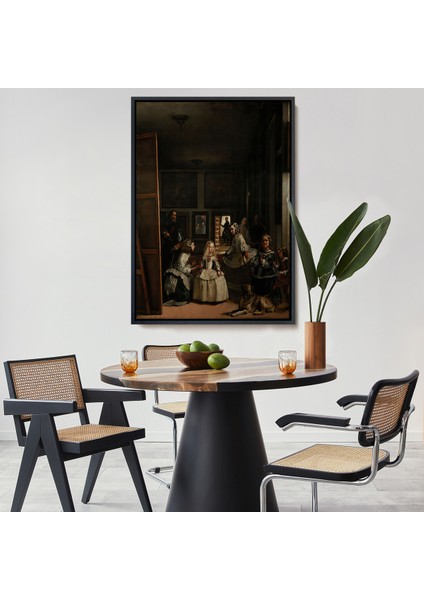 Çerçeveli Dekoratif Kanvas Tablo, Diego Velázquez - Nedimeler Tablosu - Las MENINAS-7349