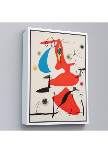 Çerçeveli Dekoratif Kanvas Tablo, Joan Miro - Sürreal Soyut TABLO-7365 fırsatları