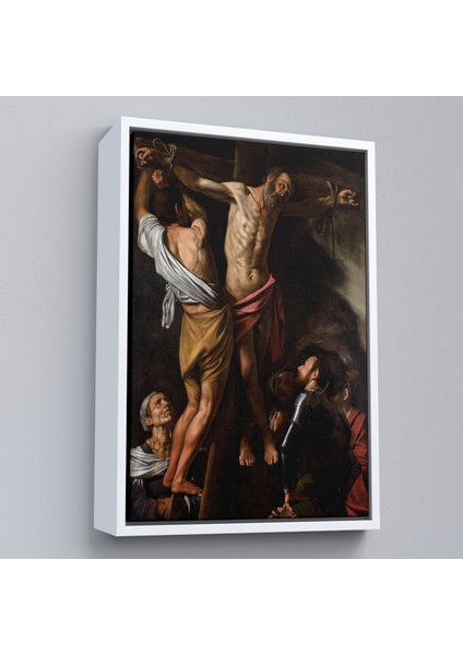 Çerçeveli Tablo, Caravaggio - Aziz Andrew'un Çarmıha Gerilmesi -The Crucifixion Of Saint ANDREW-7424