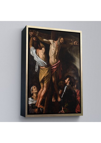 Çerçeveli Tablo, Caravaggio - Aziz Andrew'un Çarmıha Gerilmesi -The Crucifixion Of Saint ANDREW-7424 modelleri