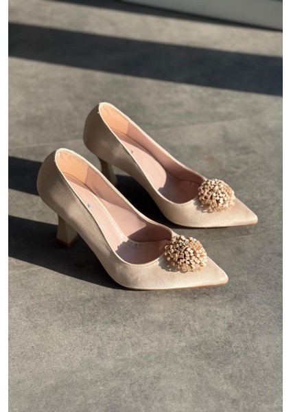 Fovira Saten Bej Stiletto fırsatları