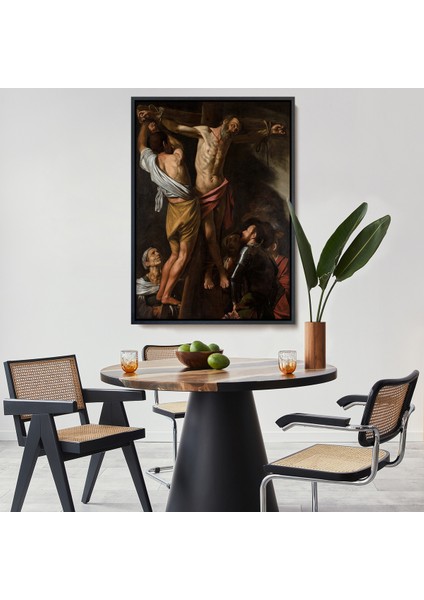 Çerçeveli Tablo, Caravaggio - Aziz Andrew'un Çarmıha Gerilmesi -The Crucifixion Of Saint ANDREW-7424