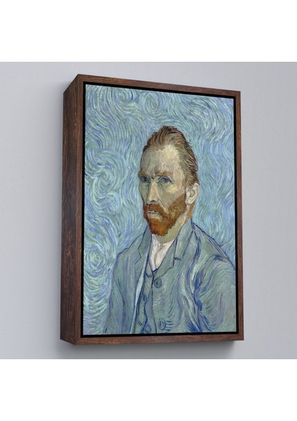 Çerçeveli Dekoratif Kanvas Tablo, Vincent Van Gogh Otoportre TABLO-7446