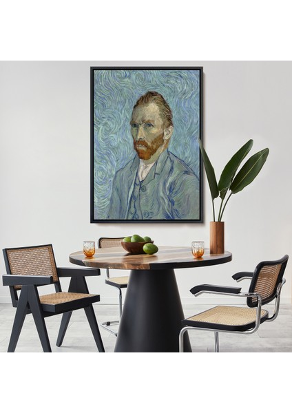 Çerçeveli Dekoratif Kanvas Tablo, Vincent Van Gogh Otoportre TABLO-7446
