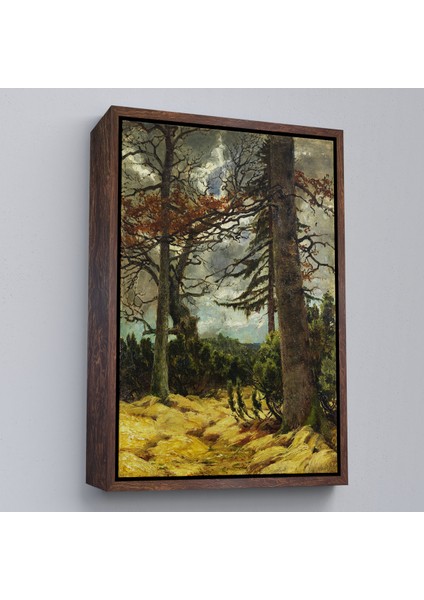 Çerçeveli Dekoratif Kanvas Tablo, Franz Marc - Ilkbaharda Meşe Ağaçları TABLO-7287 fiyatları