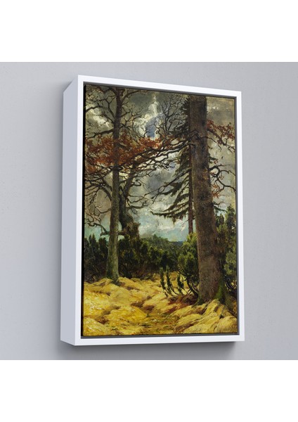 Çerçeveli Dekoratif Kanvas Tablo, Franz Marc - Ilkbaharda Meşe Ağaçları TABLO-7287 fırsatları