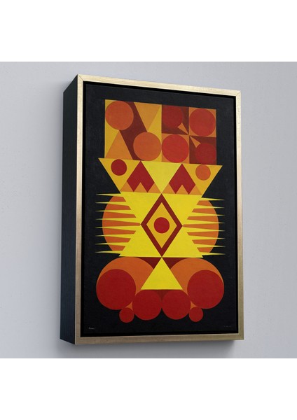 Çerçeveli Dekoratif Kanvas Tablo, Auguste Herbin - Femme TABLO-7294 fiyatları