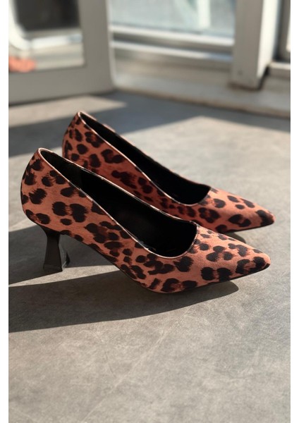 Luntra Saten Leo Desen Turuncu Stiletto fiyatları