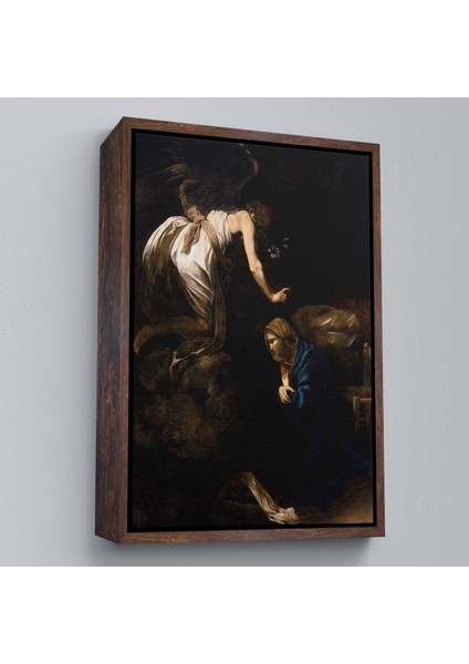Çerçeveli Dekoratif Kanvas Tablo, Caravaggio - Duyuru Tablosu - ANNUNCIATION-7420 fiyatları