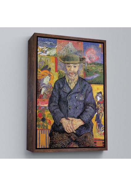 Çerçeveli Dekoratif Kanvas Tablo, Vincent Van Gogh - Père Tanguy’un Portresi TABLO-7459 fiyatları