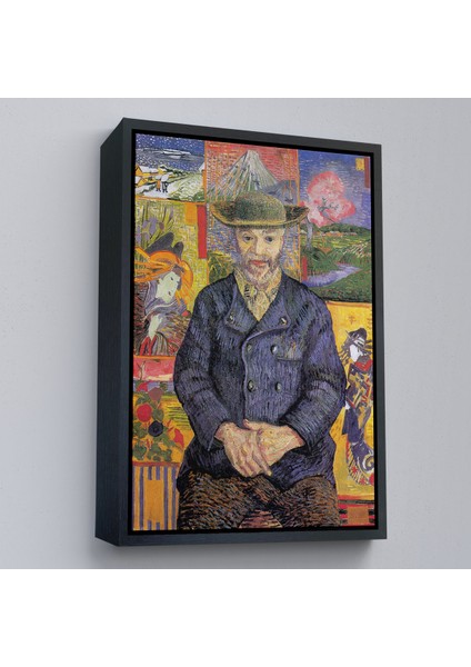 Çerçeveli Dekoratif Kanvas Tablo, Vincent Van Gogh - Père Tanguy’un Portresi TABLO-7459 modelleri