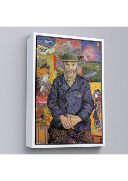 Çerçeveli Dekoratif Kanvas Tablo, Vincent Van Gogh - Père Tanguy’un Portresi TABLO-7459 fırsatları