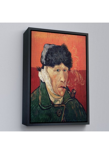 Çerçeveli Dekoratif Kanvas Tablo, Vincent Van Gogh - Kulakları Bandajlı Portre TABLO-7470 modelleri