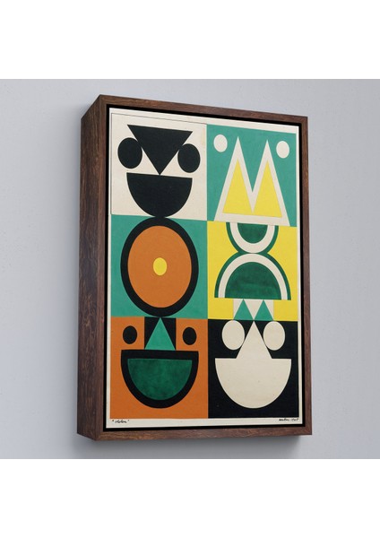 Çerçeveli Dekoratif Kanvas Tablo, Auguste Herbin - Vıolon TABLO-7482
