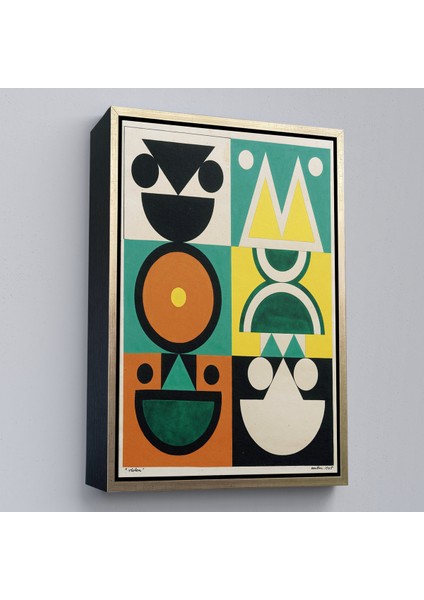 Çerçeveli Dekoratif Kanvas Tablo, Auguste Herbin - Vıolon TABLO-7482 fiyatları