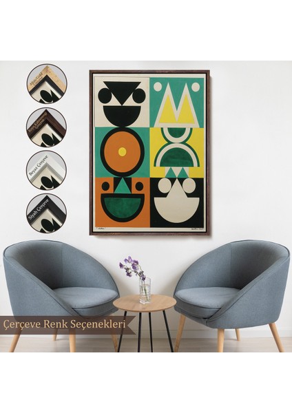 Çerçeveli Dekoratif Kanvas Tablo, Auguste Herbin - Vıolon TABLO-7482