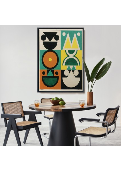 Çerçeveli Dekoratif Kanvas Tablo, Auguste Herbin - Vıolon TABLO-7482