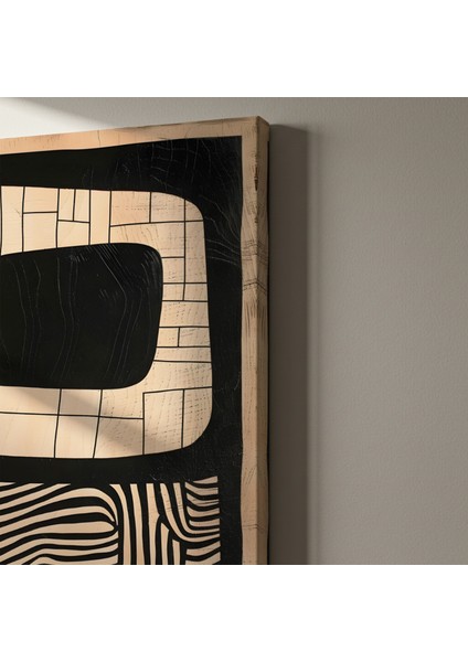 Soyut Geometrik Desenler Tablosu indirimleri