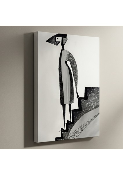 Soyut Merdiven Figürü Tablosu