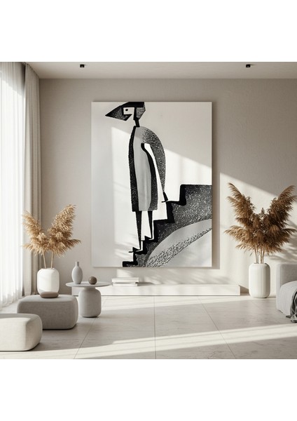 Soyut Merdiven Figürü Tablosu fırsatları