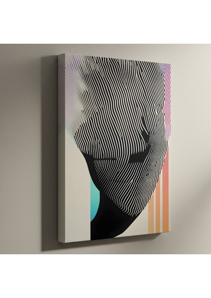 Soyut Dalgalar Sanat Tablosu