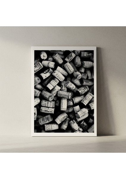 Şarap Mantarı Desenli Soyut Sanat Tablosu fiyatları