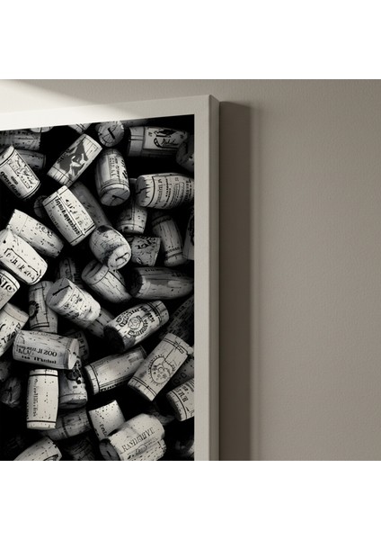 Şarap Mantarı Desenli Soyut Sanat Tablosu indirimleri