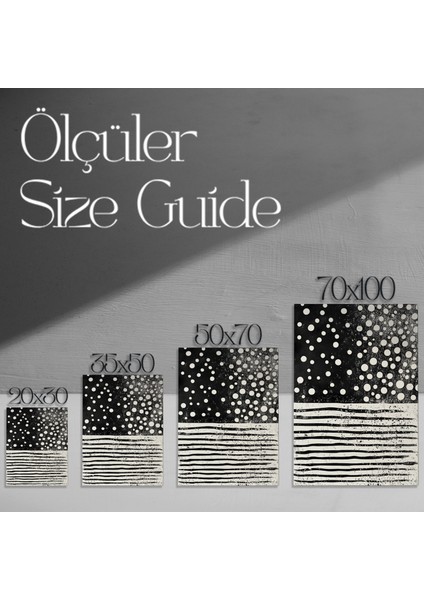 Soyut Nokta ve Çizgi Desenli Modern Sanat Tablosu modelleri