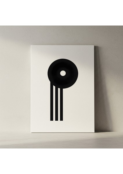 Minimalist Siyah Beyaz Soyut Sanat Tablosu fiyatları