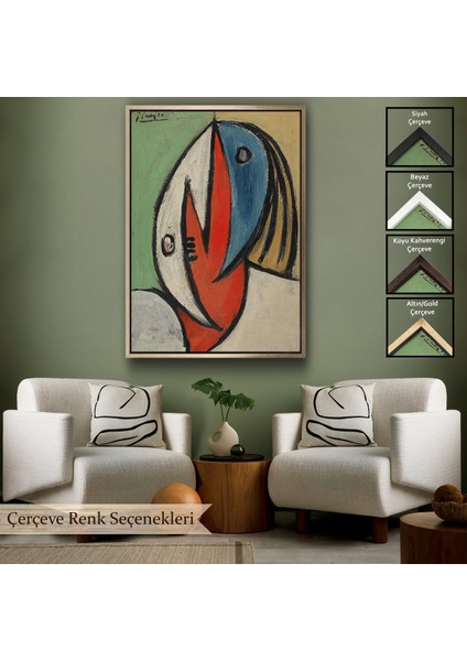 Çerçeveli Dekoratif Kanvas Tablo, Joan Miro - Gerçeküstü Soyut TABLO-7416 indirimleri