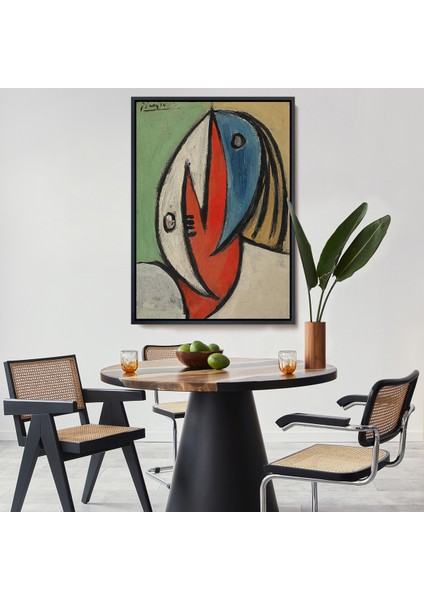 Çerçeveli Dekoratif Kanvas Tablo, Joan Miro - Gerçeküstü Soyut TABLO-7416