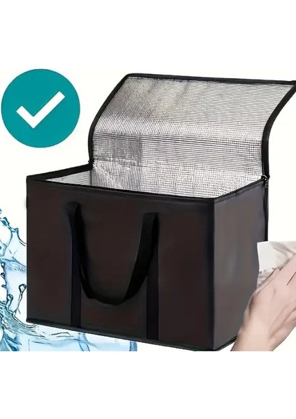 Xxxl Soğutmalı Alışveriş Çantası – Izoleli ve Yansıtıcı Astarlı, Sağlam Saplı, Tekrar Kullanılabilir, Kamp, Piknik, Seyahat ve Günlük Taşıma Için Dayanıklı Büyük Kapasiteli Çanta