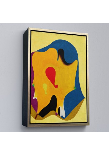 Çerçeveli Dekoratif Kanvas Tablo, Joan Miro - Sürreal TABLO-7417 modelleri