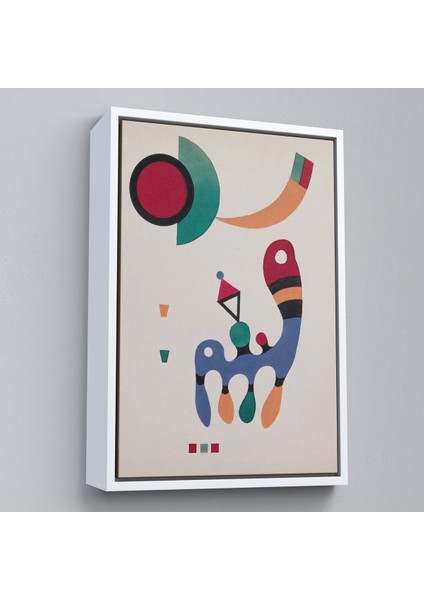Çerçeveli Dekoratif Kanvas Tablo, Vasiliy Kandinsky - 11 Resim ve 7 Şiir Soyut TABLOSU-7485 fırsatları