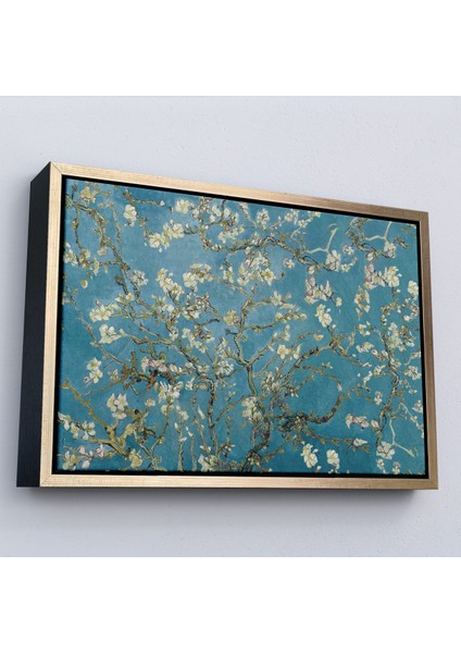 Çerçeveli Dekoratif Kanvas Tablo, Vincent Van Gogh - Çiçek Açan Badem Ağacı TABLOSU-7050 modelleri