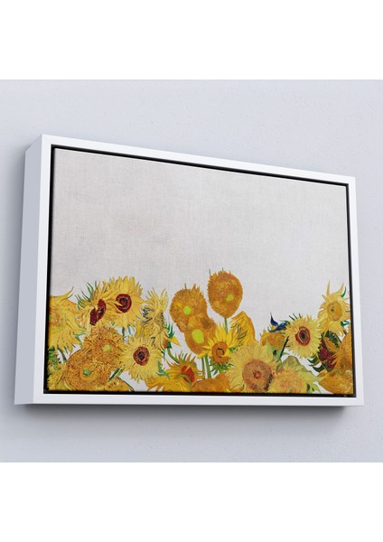 Çerçeveli Dekoratif Kanvas Tablo, Vincent Van Gogh - Ayçiçekleri TABLO-7149