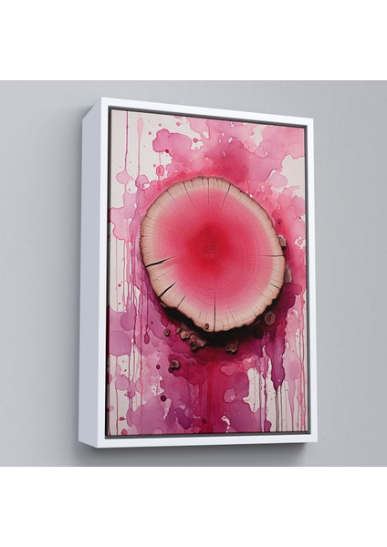 Çerçeveli Dekoratif Kanvas Tablo, Keşilmiş Kanlı Ağaç TABLOSU-7653